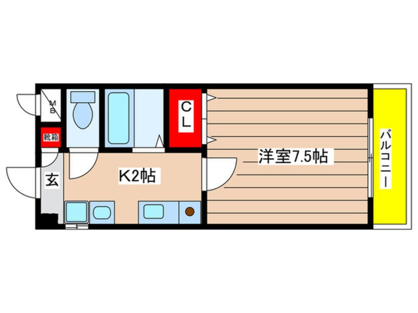 間取図 プラザハイツもとき