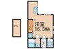 アコテパリジェンヌ 1Rの間取り