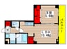 淳彩庵 1LDKの間取り