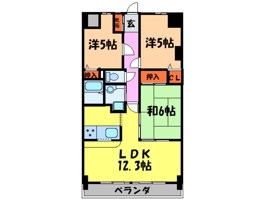 間取図 グレイス伸和