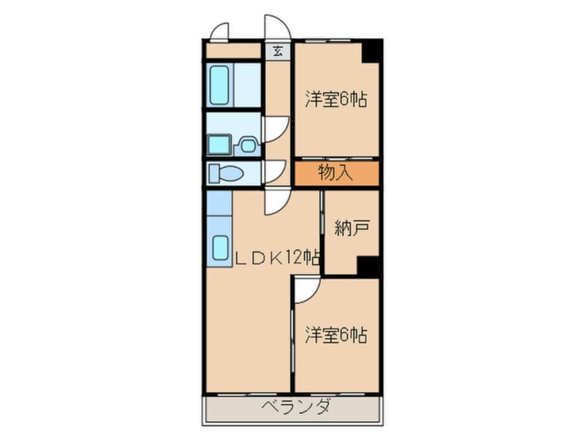 間取図 ＯＳプリンスハイツ白壁北