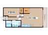 日商岩井栄ハイツ（403） 1LDKの間取り