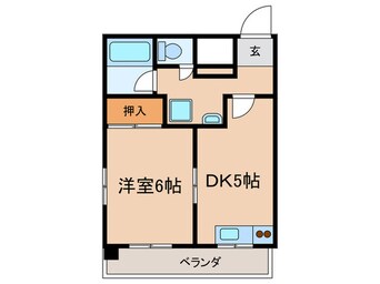 間取図 コ－ポひら野