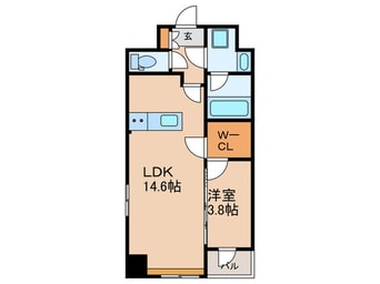 間取図 グリュック平和