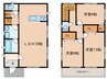 鈴木様戸建Ｂ 3LDKの間取り