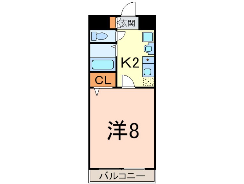 間取図 クレア－ル市川