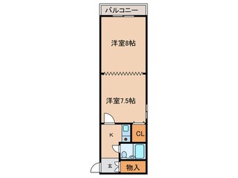 間取図 東和ﾏﾝｼｮﾝ広小路