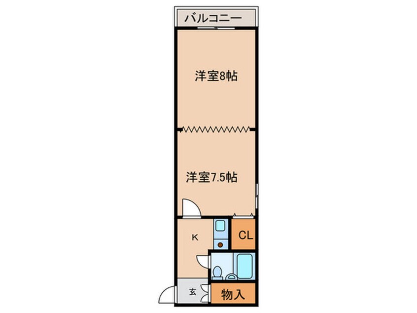 間取図 東和ﾏﾝｼｮﾝ広小路