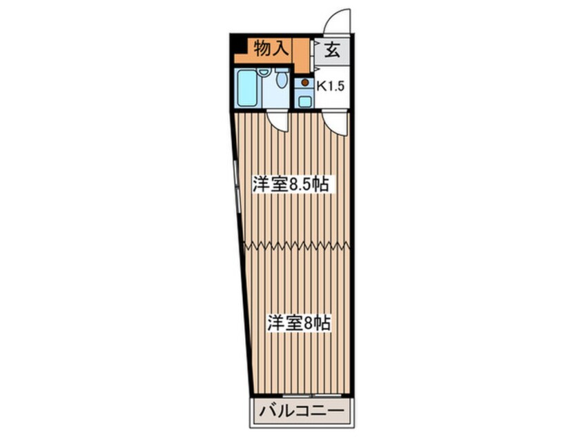 間取図 東和ﾏﾝｼｮﾝ広小路
