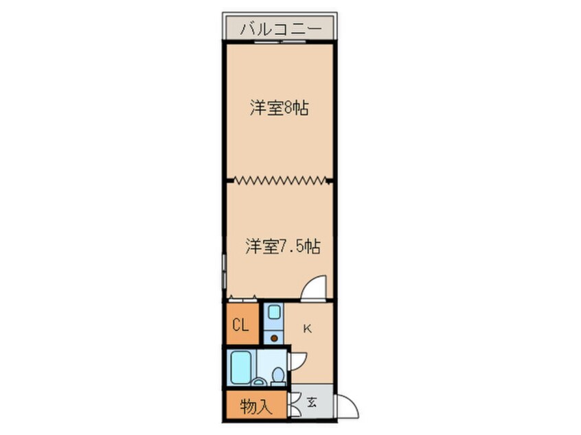 間取図 東和ﾏﾝｼｮﾝ広小路