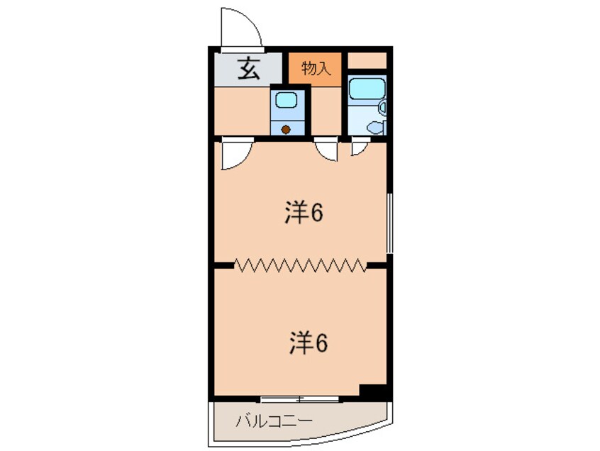 間取図 東和ﾏﾝｼｮﾝ新栄