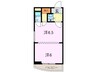 東和ﾏﾝｼｮﾝ新栄 2Kの間取り