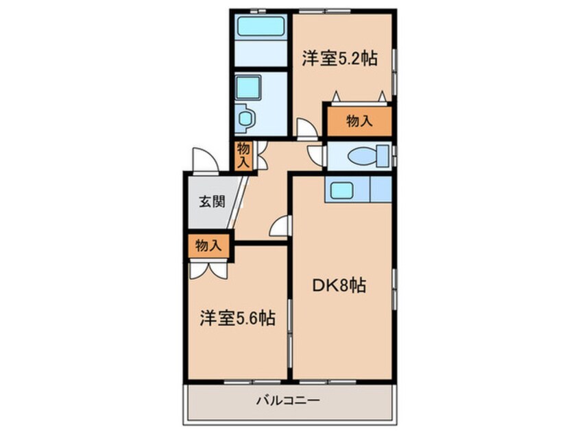 間取図 ビレッジサカエ