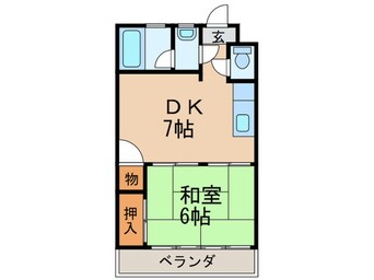 間取図 シャトル西野