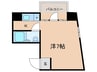 ＦＬＡＴＳわかまつ 1Kの間取り
