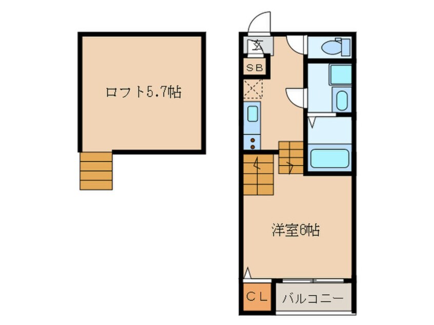 間取図 ハーモニーテラス烏森町