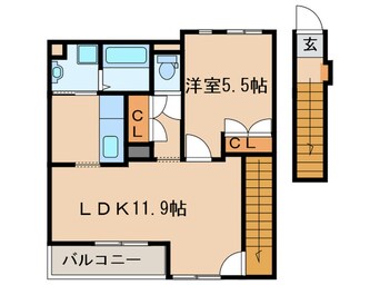 間取図 シャト－・シャルマンⅡ