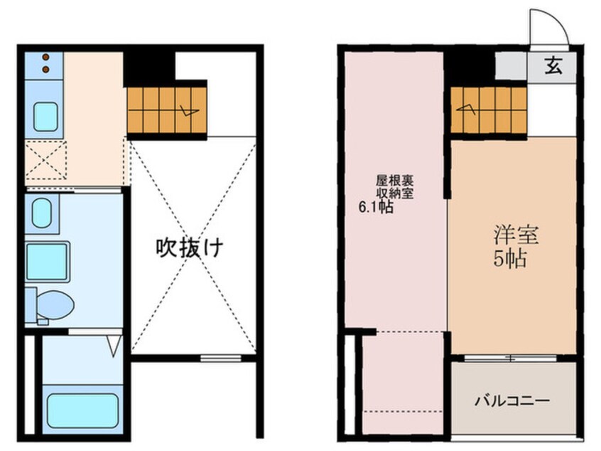 間取図 Ｃｉｅｌ　Ｂｌｅｕ九重