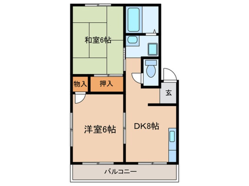 間取図 ハイツセンダ