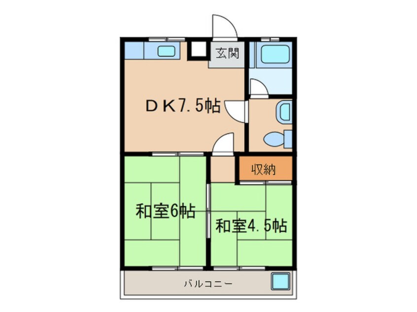 間取図 奥田ハイツ