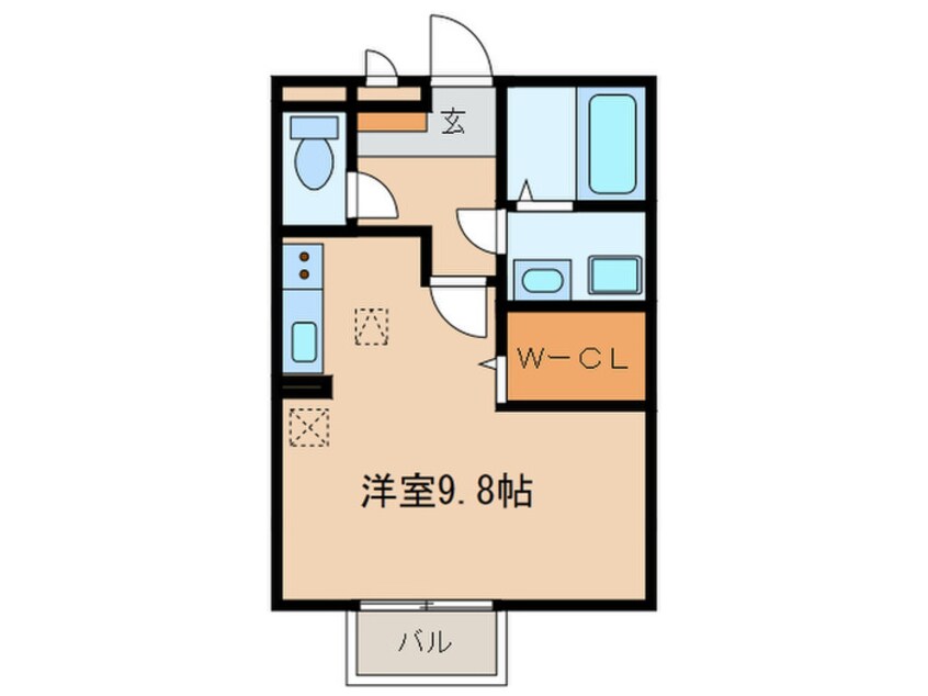 間取図 ピアチェーレK　C棟