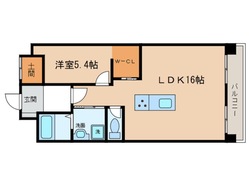 間取図 本宮ハイツ山田