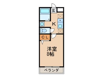 間取図 パークスティ鏡ヶ池