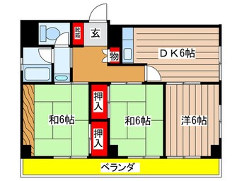 間取図 コーポさかい