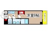エスリード上前津エアスタ(605) 1Kの間取り