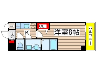 間取図 エスリード上前津エアスタ(605)