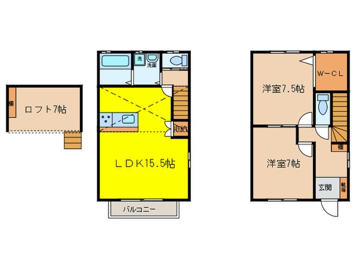 間取り図 SHINY　ONE