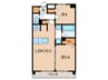 ｴｽﾃﾑﾌﾟﾗｻﾞ名古屋UX(802) 2LDKの間取り
