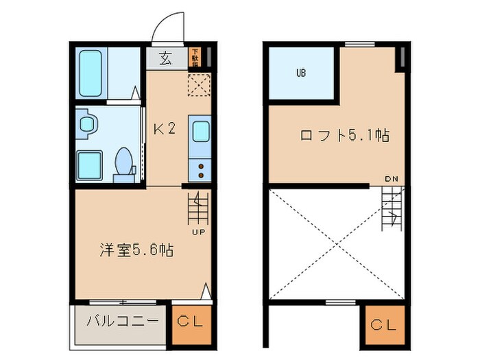 間取り図 ヒル　ブライトン
