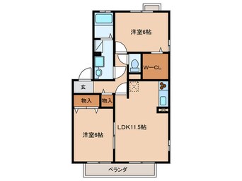 間取図 ｔｙｐｅＮ　Ａ棟