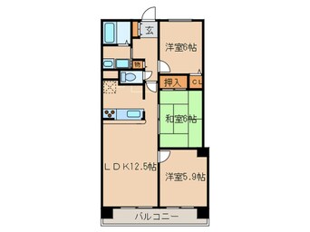 間取図 リュミエール泉