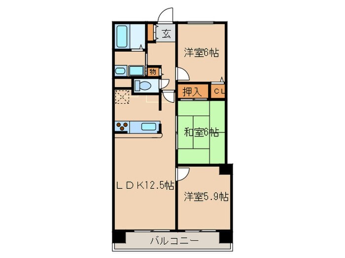 間取り図 リュミエール泉