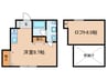 アクセスコートⅧ 1Rの間取り