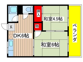 間取図 山喜多コーポ