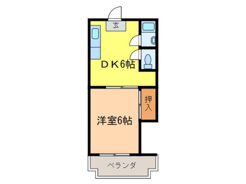 間取図 第２ホワイトマンション