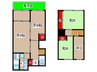 竹田町戸建貸家 5Kの間取り