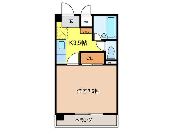 間取り図 フォルツア中央