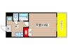 ＮＴビル 1Kの間取り