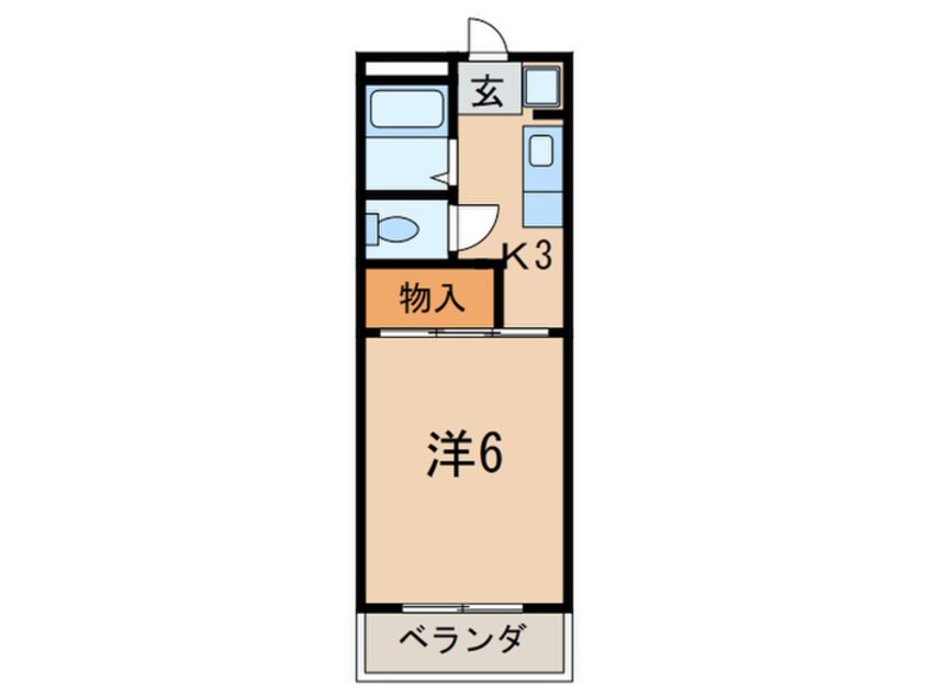 間取図 コーポラス藤