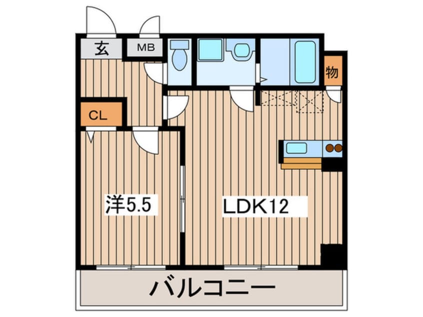 間取図 Ｔ・Ｉ－ＳＱＵＡＲＥ
