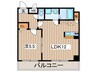 Ｔ・Ｉ－ＳＱＵＡＲＥ 1LDKの間取り