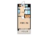 ﾌﾟﾚｻﾝｽ名古屋城前ﾗﾊﾞﾝｶ(707) 1Kの間取り