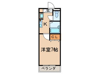 間取図 シャトルヨシモ