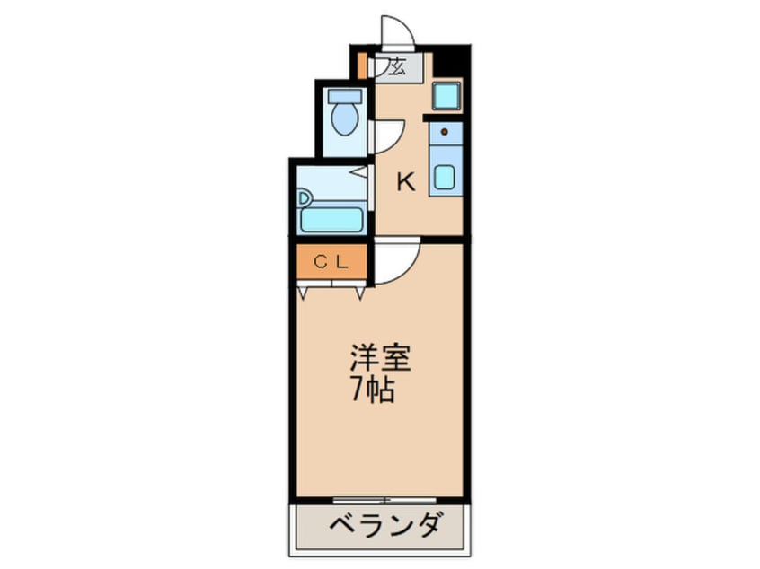 間取図 シャトルヨシモ