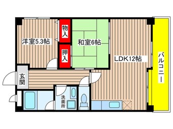 間取図 ベルグリ－ン