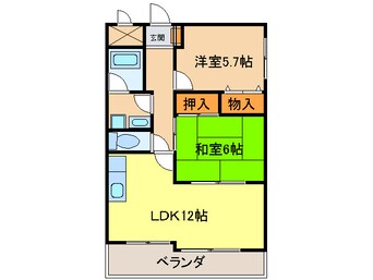 間取図 ベルグリ－ン